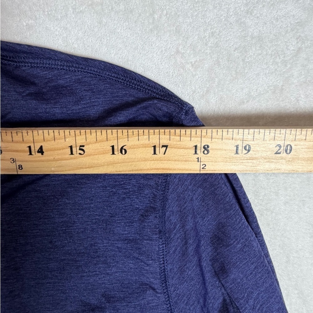 Greyson Size Large Navy Camo Collar Performance Quarter-Zip Top Sweater Golf - Picture 5 of 7